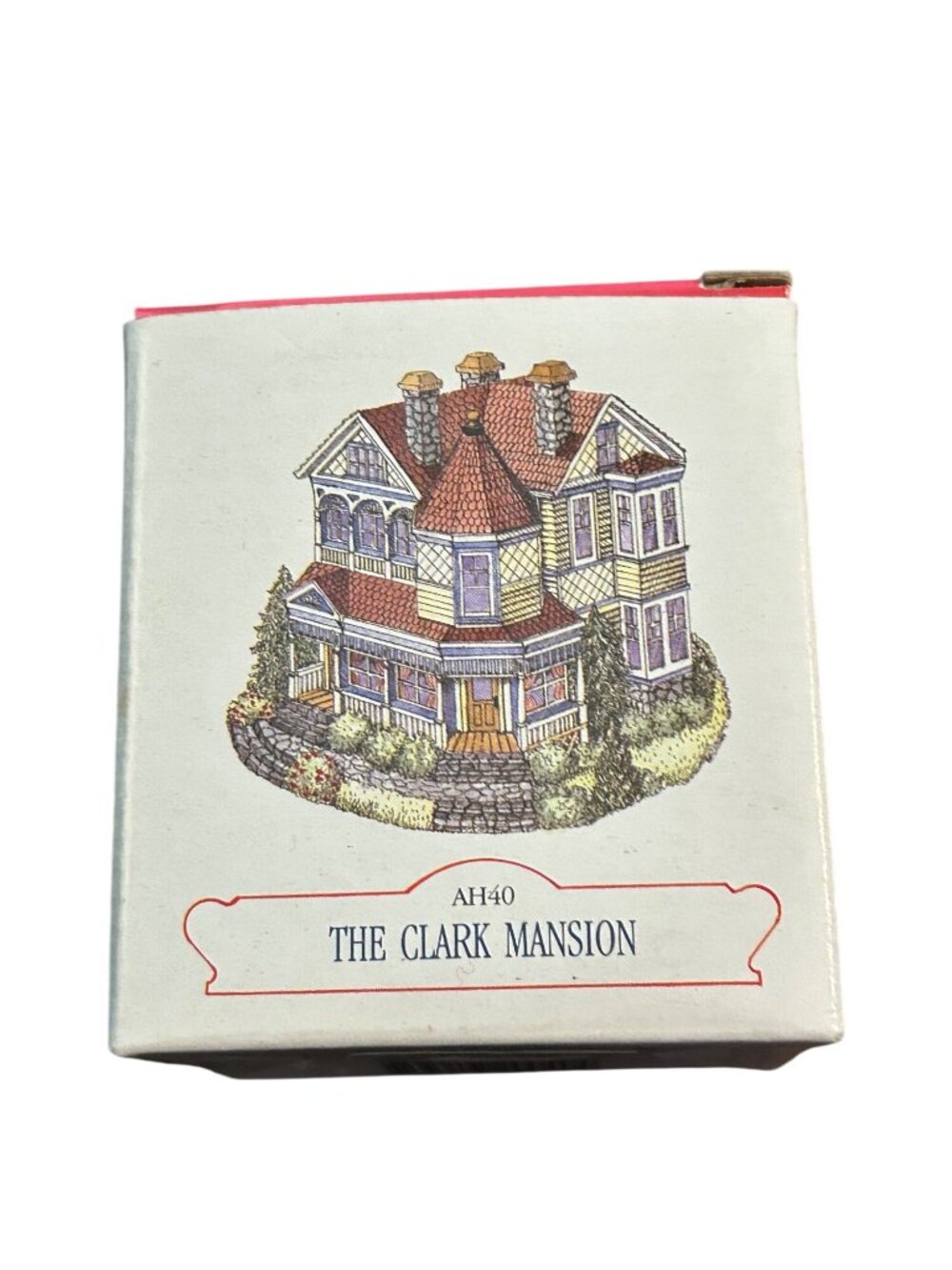 The Clark Mansion AH40 Collectible With Original Box Liberty falls collection